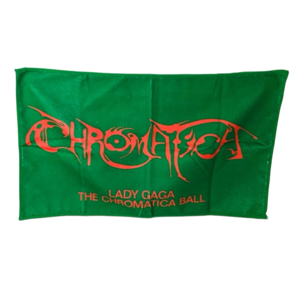 🦄 Lady Gaga The Chromatica Ball Flag Red/Green